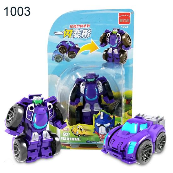 Mini Deformation Car Robot Transformable Inertia Truck Model Interactive Kid Toy