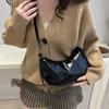 Women Bag Fashion Crossbody Shoulder Bag Vintage Dumpling Hobo Armpit Bag PU Leather Messenger Bag for Daily Use