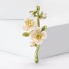 Plum Blossom Branch Brooch Korean Small Fresh Plant Flower Pin Women'S Clothing Corsage Jewelry