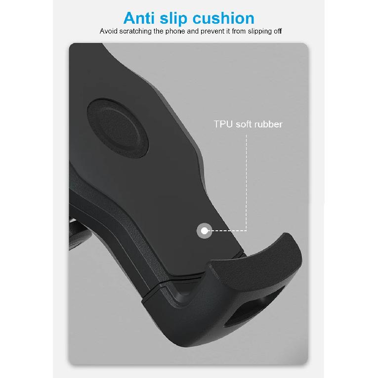 Portable Tablet Stand Aluminum Alloy Desktop With 360 ° Rotation Ultra Stable 1kg Load Capacity Foldable Adjustable Lazy Holder