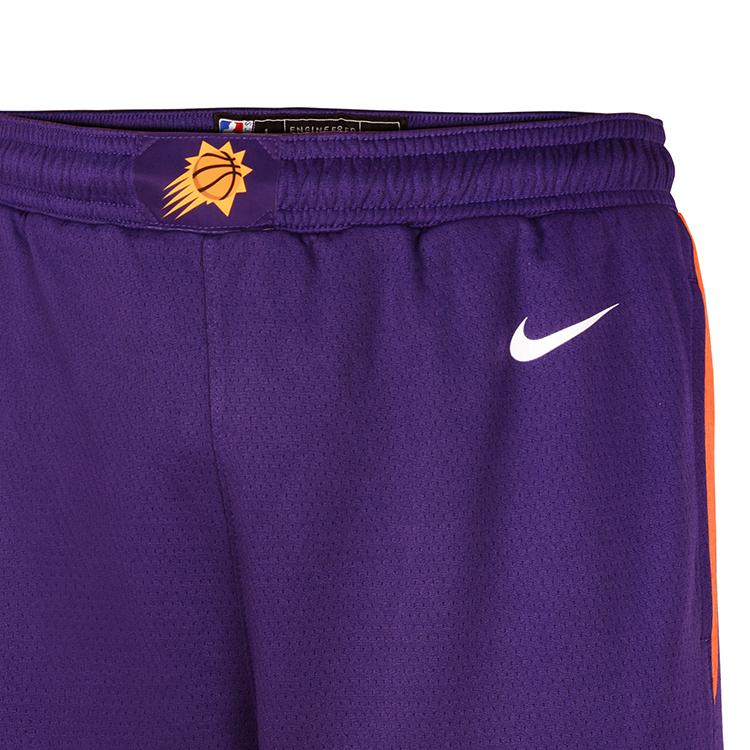 Nike X NBA Phoenix Suns Быстросохнущие Дышащие Баскетбольные Шорты Детские шорты Фиолетовый 3Z2B7BXQL00-SUN