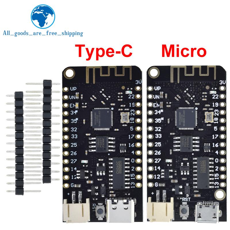 1/3 шт. ESP32 Lite V1.0.0 Плата разработки Wi-Fi Bluetooth ESP32 ESP-32 REV1 CH340G MicroPython 4 МБ Micro/TYPE-C USB Для Arduino