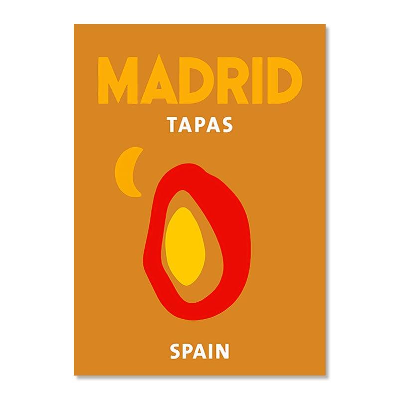 Ибица Миконос Тулум Афины Тоскана Мадрид Настенные картины на холсте Постеры и принты Скандинавская живопись Настенные картины для декора гостиной