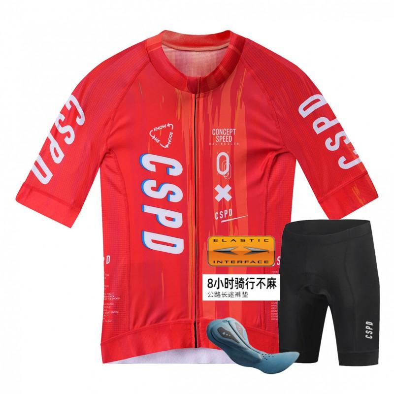 Unisex Cycling Jersey Shorts Set Road Bike Outdoor Sport Breathable Quick-Dry Performance Wear