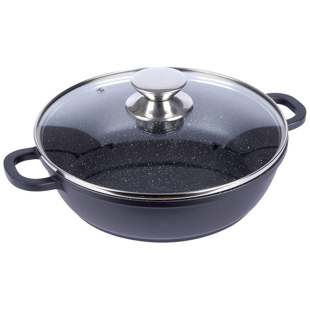 Patelnia Granitowa Rondel do Smażenia Duszenia Piekarnika Orion Grande 24cm