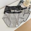 Large Size Underwear Sporty Panties for Women Spice Girls High Slit Striped Briefs