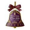 Соединенные Штаты 250-летие Юбилейный Колокольчик Украшение Памятный Дверной Звонок Украшение для Рождественской Елки