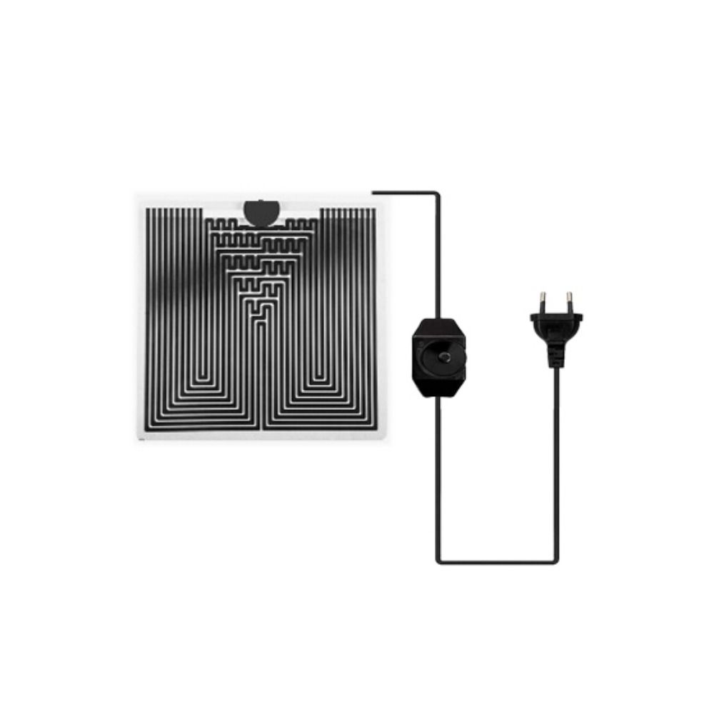 Силиконовая грелка для скалолазания для домашних животных с вилкой европейского стандарта, нагревательный коврик для рептилий для черепах/змей/пауков/ящериц