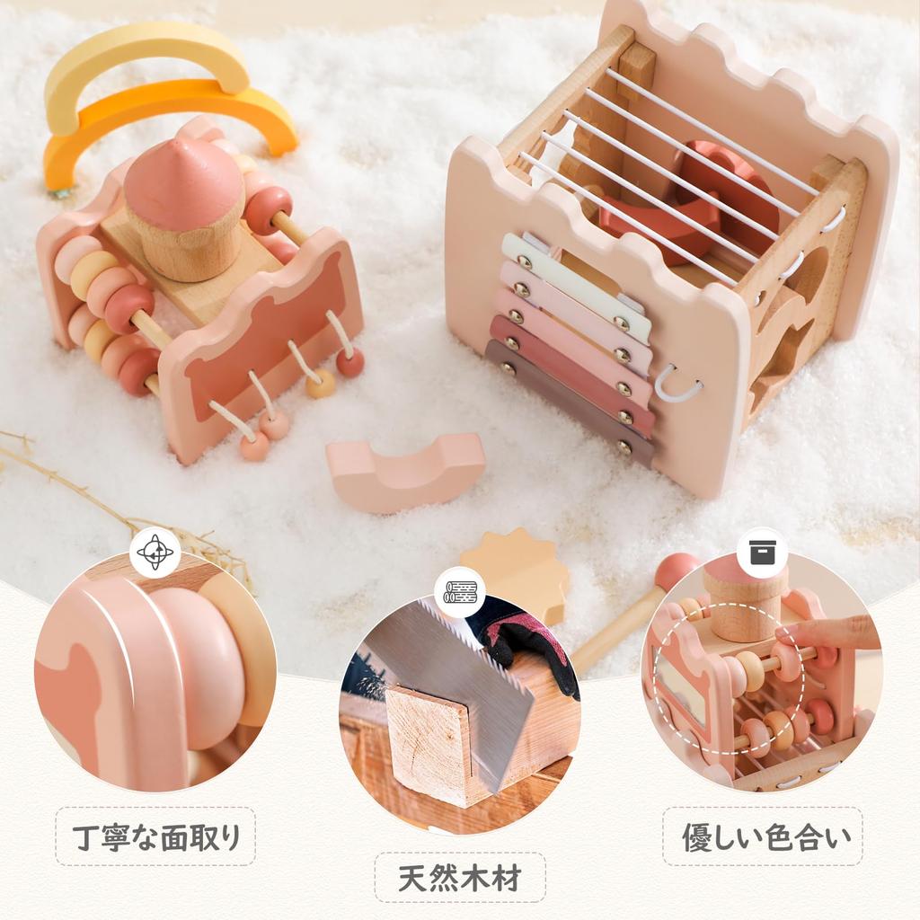 Mamimami Home Shape Fitting Puzzle Shape Matching Fitting Wooden Puzzle Box Игрушка Монтессори Распознавание форм Игра кончиками пальцев Развивающая игрушка Дети