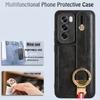 Luxury Wristband Leather Stand Case for OPPO Reno 12 11 Pro 5G Reno 12F 11F with Ring Opener Shockproof Holder Business Full Protection Cover