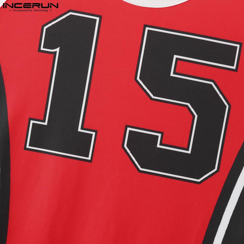 INCERUN Мужские боди без рукавов со швами и принтом букв, облегающие комбинезоны, нижнее белье