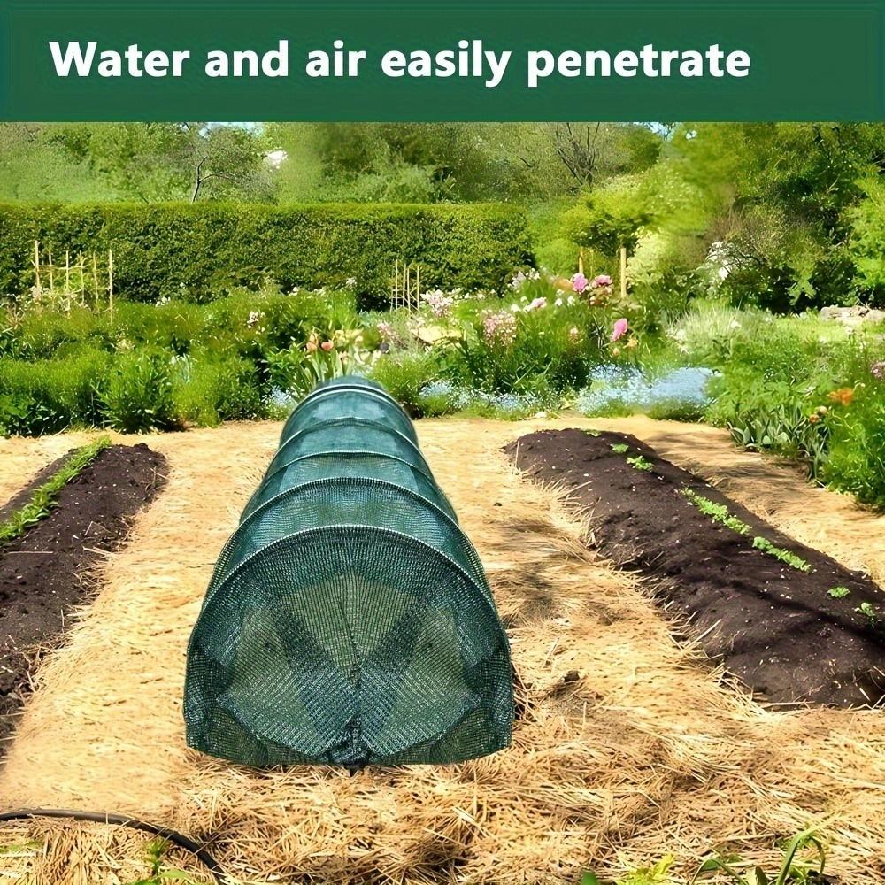 10ft Durable Garden Tunnel Netting - Breathable & Water-Permeable Mesh Cover for Greenhouse, Patio & Vegetation Protection