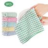 5pcs Kitchen Dish Towels Bulk Cotton Kitchen Hand Towels Dish Cloth for Washing Dishes Dish Rags