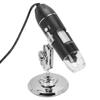 1600X USB Digital Microscope Adjustable 8LED Portable Electronic Microscope with Stand
