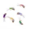 12PCS #12 Bead Head Nymphs Pink Blue Pearl Olive Purple Trout Fishing Nymph Flies