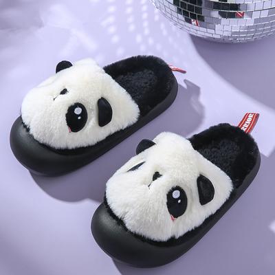 Милые мультяшные пушистые тапочки женские домашние тапочки зимние теплые плюшевые женские домашние тапочки забавные животные унисекс хлопковые тапочки женские