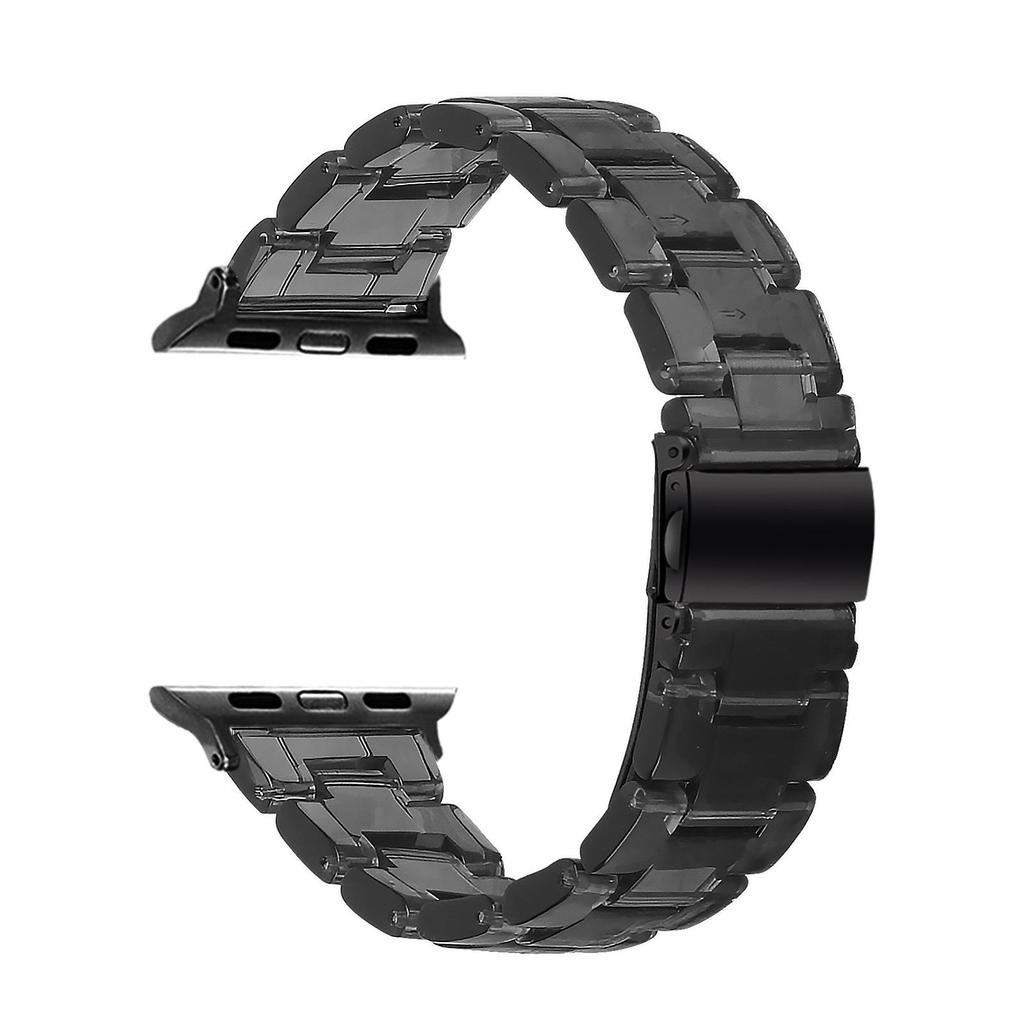 "Compatible Resin & Rubber Strap for Apple Watch 42mm/46mm"