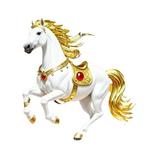 2D Плоская Лошадь Автомобильный Подвесной Орнамент Акриловая Лошадь Шарм для Зеркала Заднего Вида Праздничные Зимние Подвесные Аксессуары для Рождественской Елки Автомобильный Интерьер Стена Окно