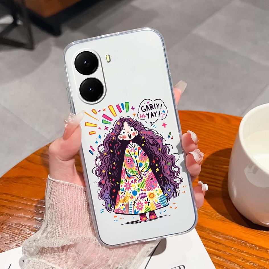 Для Xiaomi Poco X7 X6 M6 14T Pro Poco C71 C75 Xiaomi15 чехлы для телефонов Чехлы Изысканные пейзажи Ударопрочный жидкий силикон мягкий для Xiaomi Shell Bumper