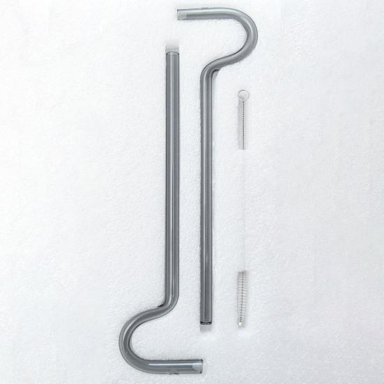 Витражные соломинки, 2 шт./компл., повторно используемые с кистью, новые прочные съемные вилки, соломинки для питья воды, тонкая работа, против морщин на губах