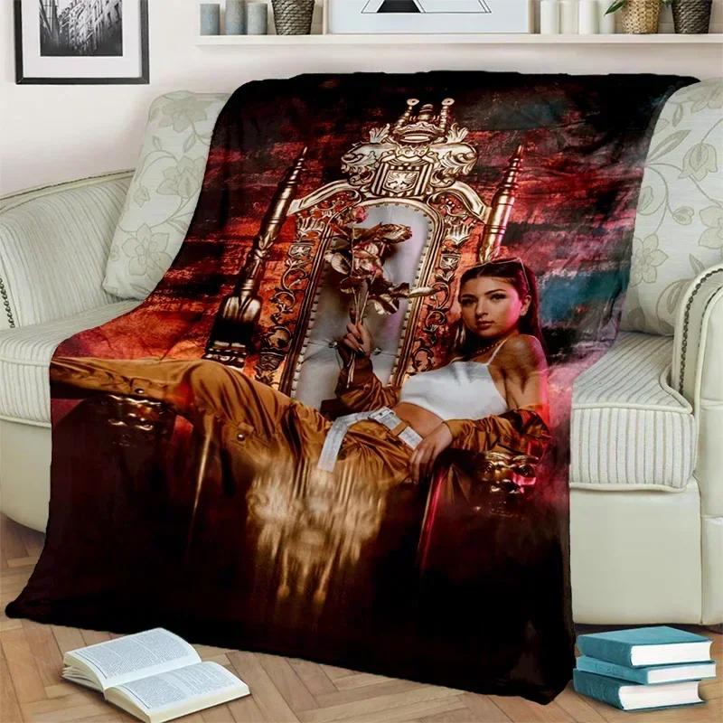Beauty Plaid Eva Queen 3D Printing Blanket,Soft Throw Blanket for Home Bedroom Bed Sofa Picnic Travel Office Cover Blanket Kids