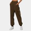 Women's Fashion Sport Solid Color Pocket Casual Sweatpants Pants
