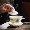 Чайный сервиз Yangzhi Jade Dehua White Porcelain Kung Fu, элитный офисный чайник, крышка для чашки, керамическая чаша