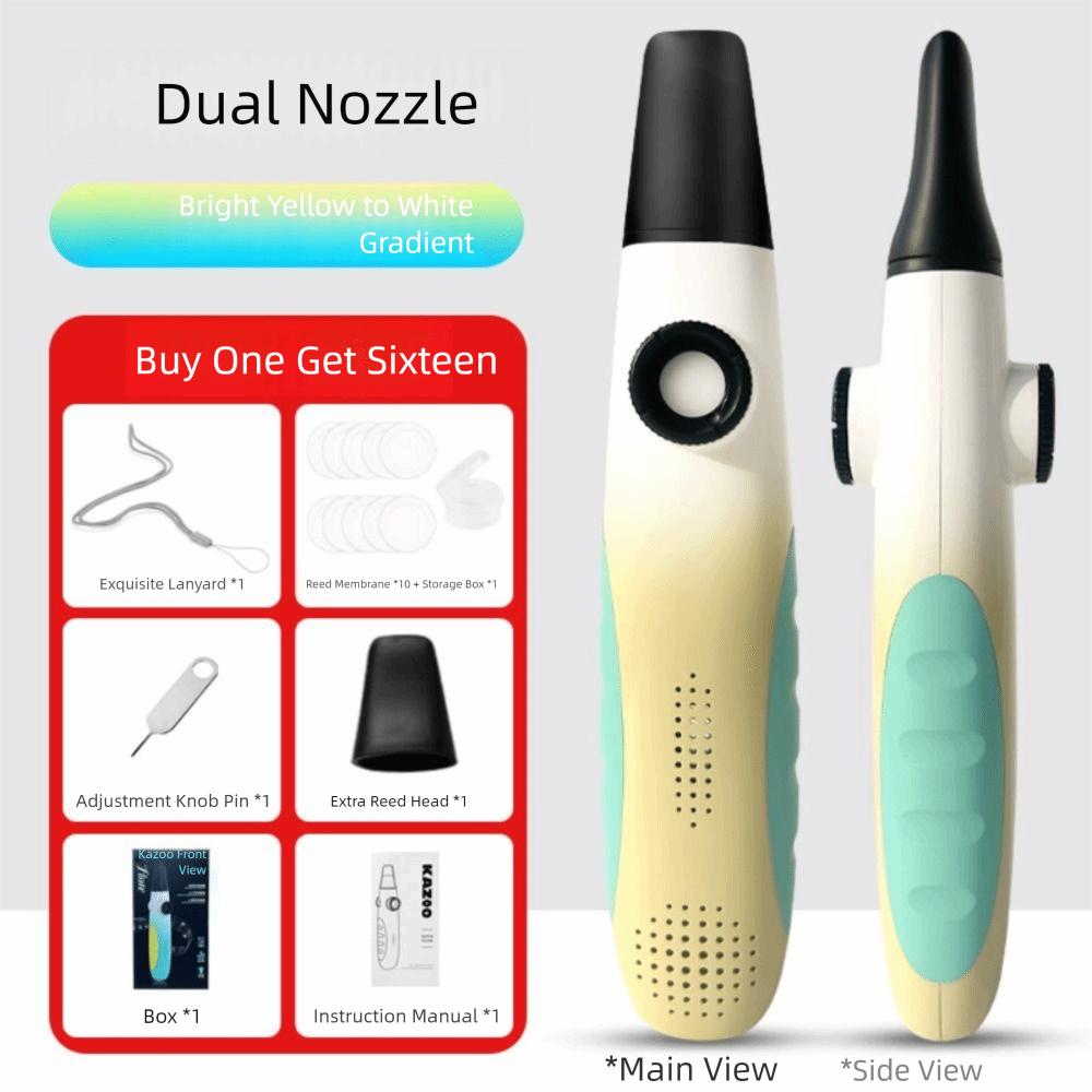 Creative Double Hole Kazoo Portable Wind Instrument Professional Kazoo Instrument  Beginners