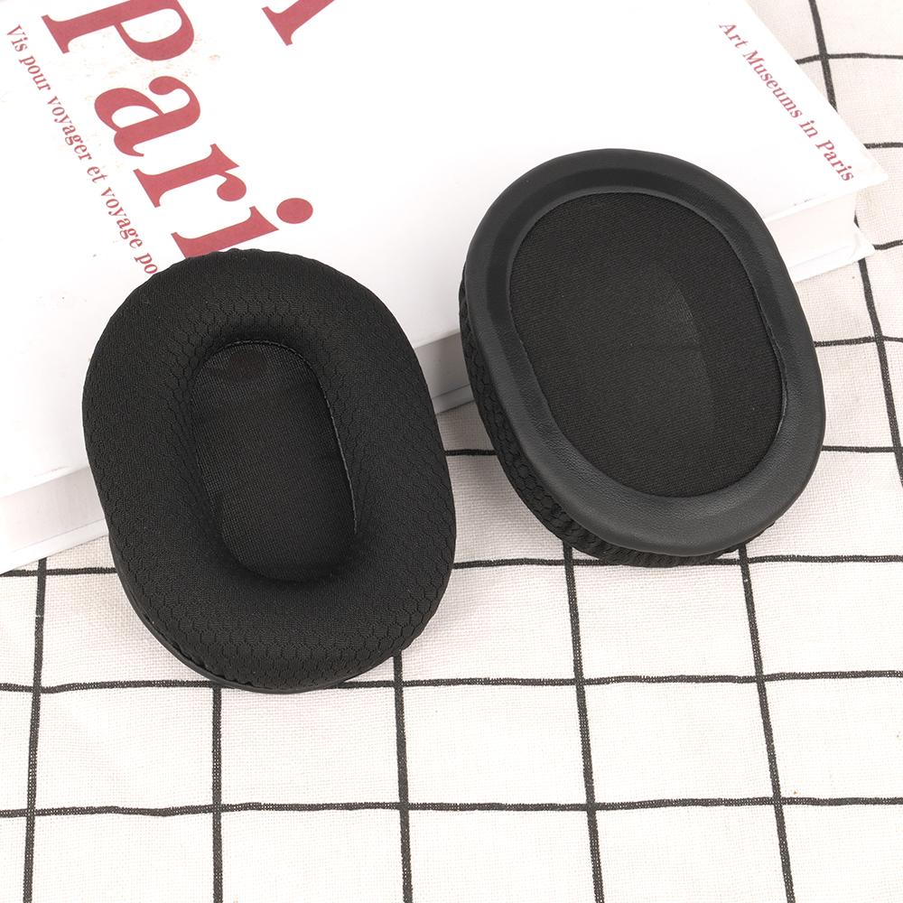 Replacement Earpads for Samsung Level Over Headphones Ear Pads Cushions Breathable Mesh Fabric Soft Warm Velour Leather Foam