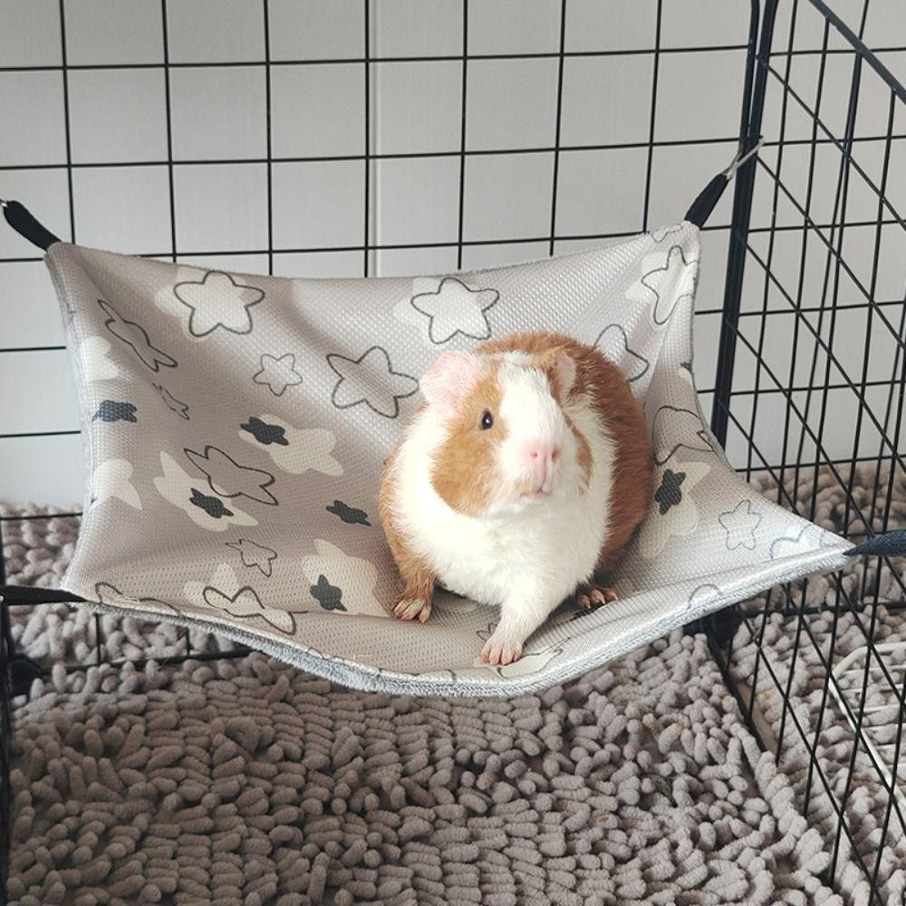 Ice Silk Guinea Pig Hammock Double-sided Small Pet Supplies Lovely Hamster Hammock