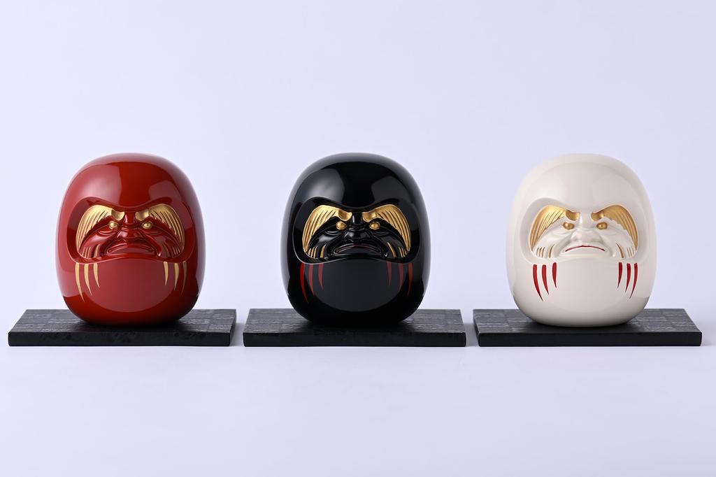 Красная фигурка Дарума Gingado от Engaku Takaoka Copperware Daishi, (Дарума РЕ)