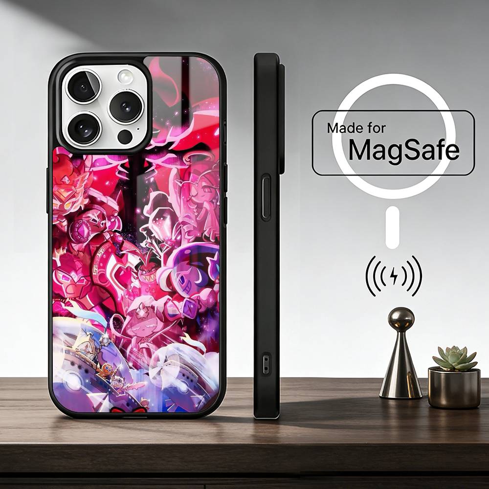 Чехол для телефона D-Dark E-Enchantress Cookie R-Run Kingdom Для iPhone17,16,15,14,13,12,11 Plus,Pro Max Для беспроводной зарядки Magsafe