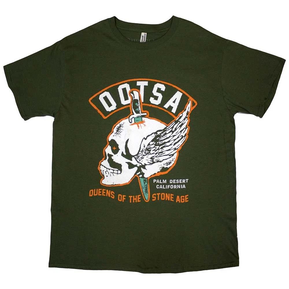 Queens Of The Stone Age Winged Skull Unisexs Tshirt Unisexs
