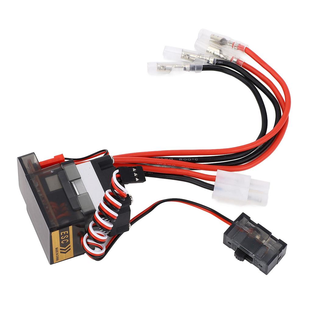 320A RC Brushed ESC for 7.4 to 16V Voltage 2 to 4S LiPo 6 to 12 NiMH Brushed ESC Electronic Speed Controller for 1 10