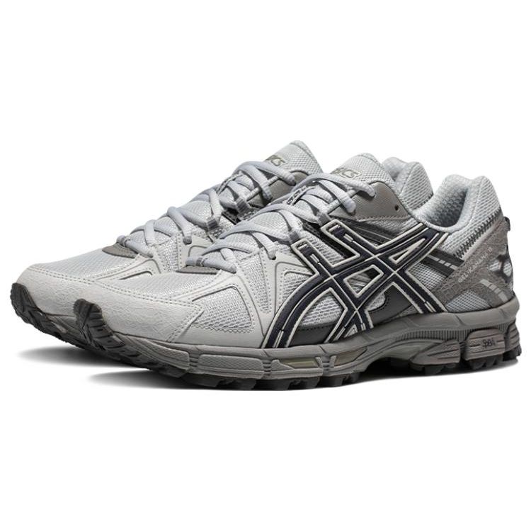 Asics Gel-Kahana 8 Удобная Модная AHAR+ Ткань Синтетическая Кожа Нескользящая Дышащая Поддержка Низкий Верх Трейловые Повседневные Кроссовки для Бега 1011B109-030