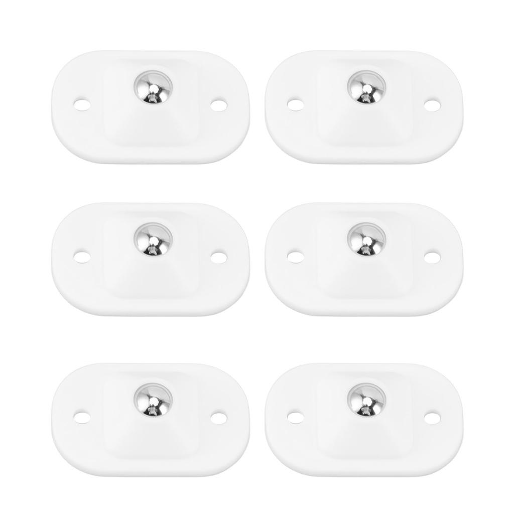 12 шт. самоклеящиеся роликовые колеса мини поворотные колеса нержавеющая сталь паста универсальные колеса 360