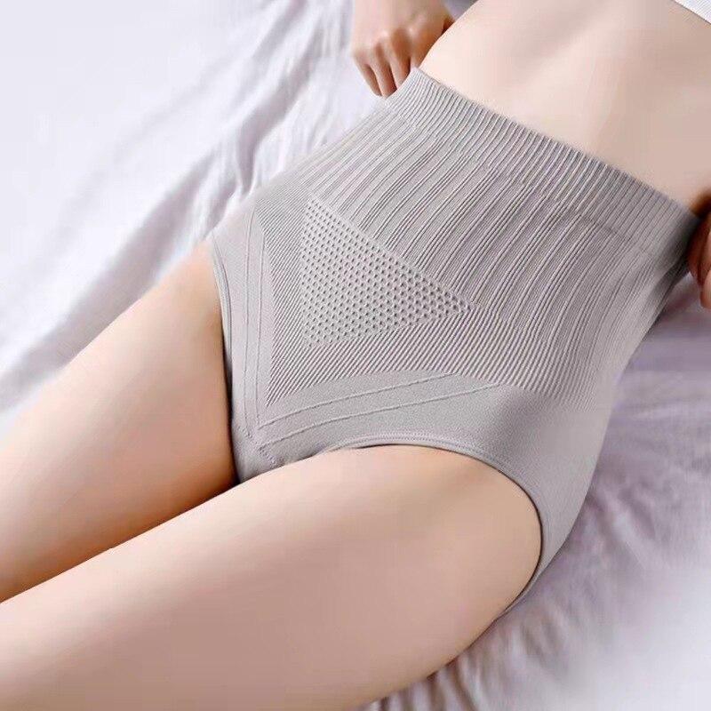 Flarixa Трусики больших размеров с высокой талией и животом, бесшовное женское нижнее белье, утягивающие бедра, моделирующие брюки, хлопковые трусы, стринги