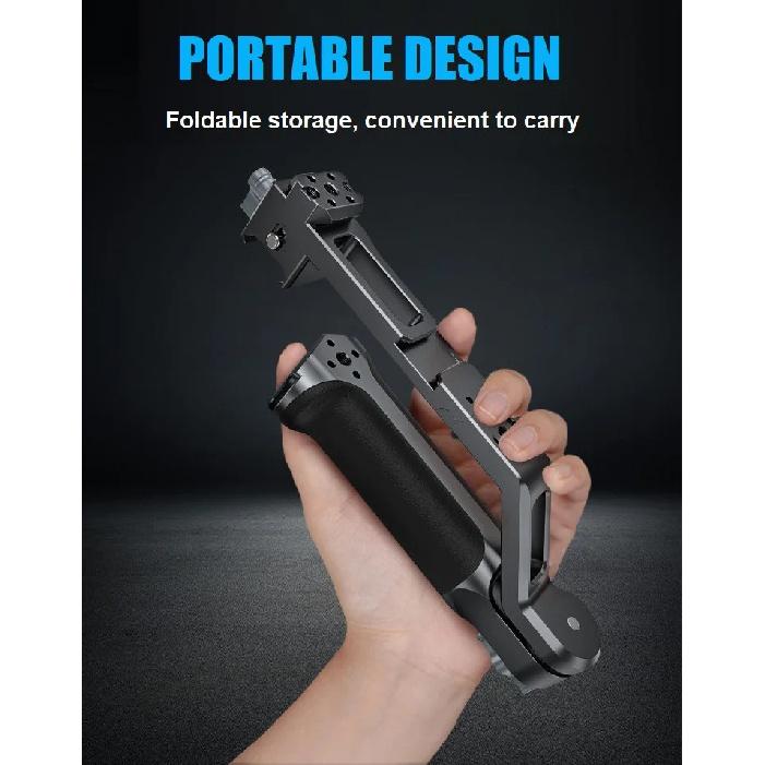 Adjustable Sling Handgrip Gimbal Alloy Handle Ergonomic Grip for DJI RS5 /RS4 /RS4 Mini/RS4 Pro/RS3 Mini/RS3 Pro/RS3 Stabilizer