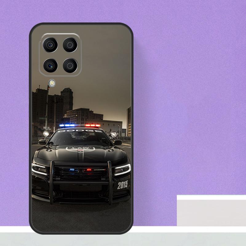 Police Car For Samsung Galaxy M12 M32 M52 M14 M34 M54 M21 M51 M31 M30s M20 M15 M55 M13 M33 M53 Case
