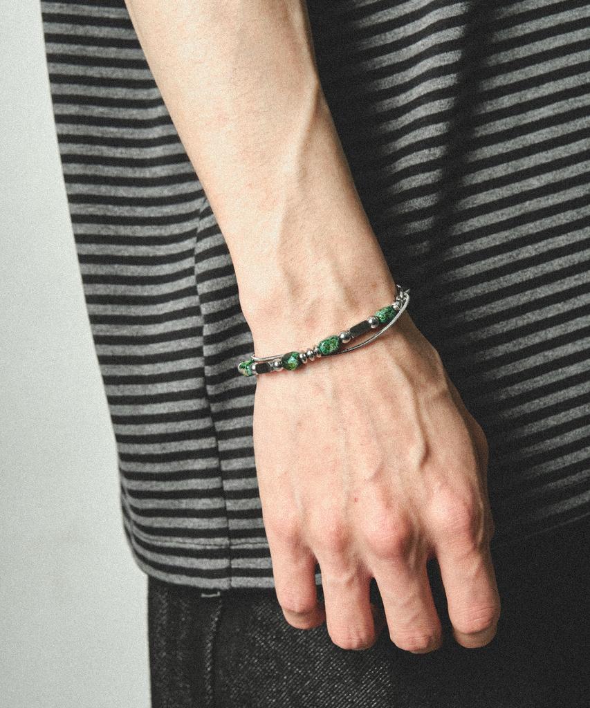 Браслет Dwse Paris Green Stone