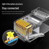 BIAZE Позолоченные Ethernet-коннекторы Cat5 RJ45 (Упаковка 100 шт.)