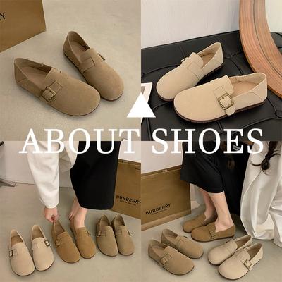 Женская обувь Birken, женская обувь на плоской подошве с мягкой подошвой, женская обувь 2025, новая весенне-осенняя обувь с одним педалем, ленивая обувь Birken для бабушки Дуду