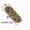 2pc Furniture Fittings Folding Hinges Self Supporting Folding Table Cabinet Door Hinge Flush Mounted Hinges for Kitchen Furniture