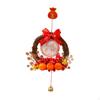 Chinese Year Wreath Spring Festivals Party Supplies Ornament Hanging for Garden