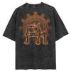 Nika Luffy Gear  ONE PIECE Anime Harajuku Retro Washed Tshirt  Cotton Men Streetwear Women Short Sleeves Unisex Top