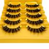 Сегментированные ресницы Manga Lashes 3D Clear Band Lashes Natural Look Тонкие норковые ресницы Пушистые ресницы Cat Eye отдельные ресницы