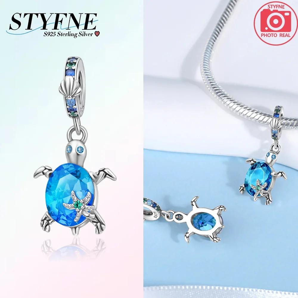 Exquisite Copper Colorful Star Turtle Charm Fit Original Bracelet Women Necklace Jewelry Gift Copper Charm Beads