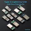Силиконовый 8-жильный USB-C кабель для передачи данных для телефонов Apple - Быстрая зарядка PD 6A