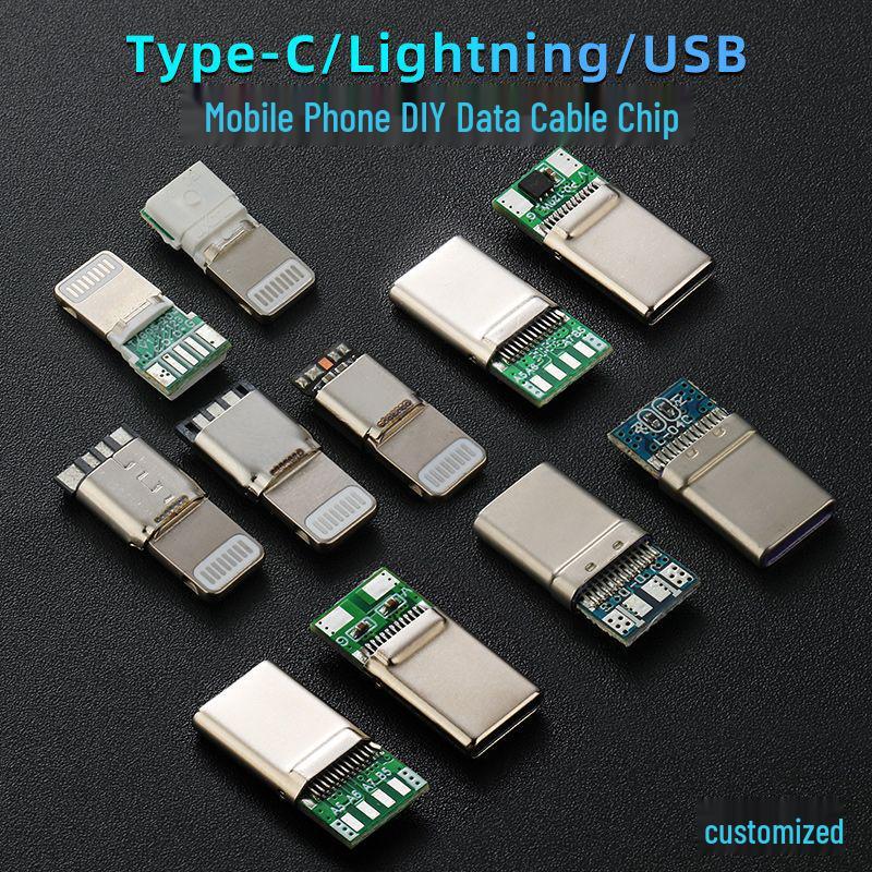 Силиконовый 8-жильный USB-C кабель для передачи данных для телефонов Apple - Быстрая зарядка PD 6A