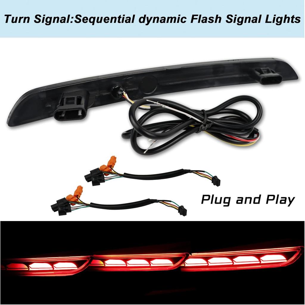 Светодиодный задний противотуманный фонарь для Honda Civic 2025-2025, Plug & Play Стоп-сигнал, Габаритный огонь, Указатель поворота